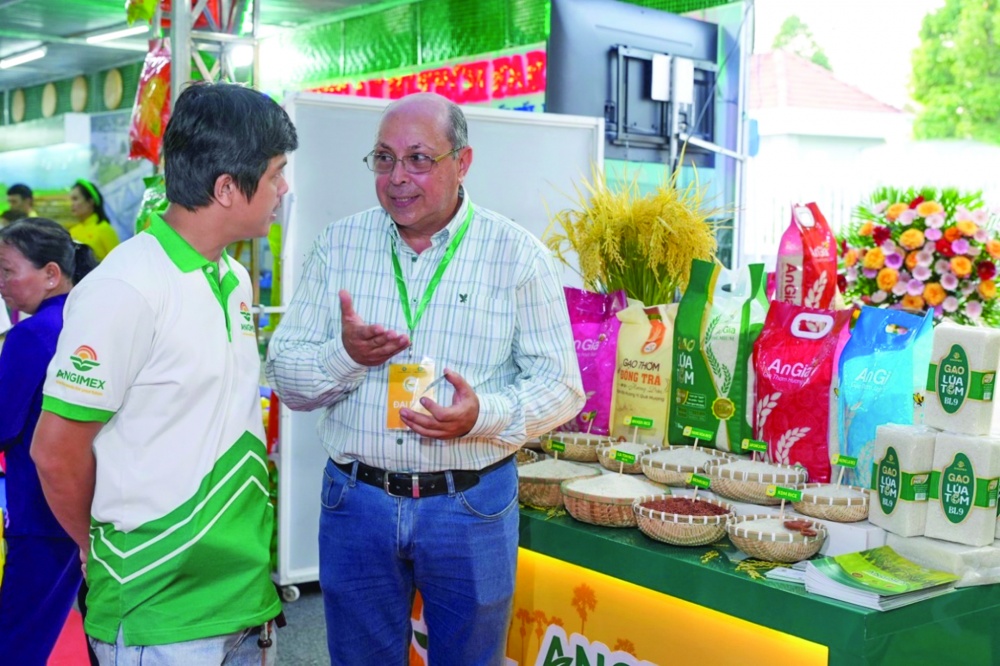 Gạo Việt dần tạo được thương hiệu với đối tác quốc tế