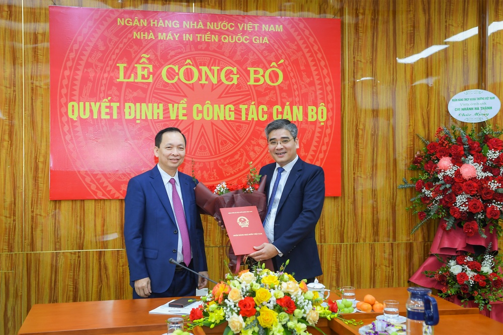Ông Nguyễn Đức Cường được bổ nhiệm Chủ tịch HĐTV Nhà máy In tiền Quốc gia