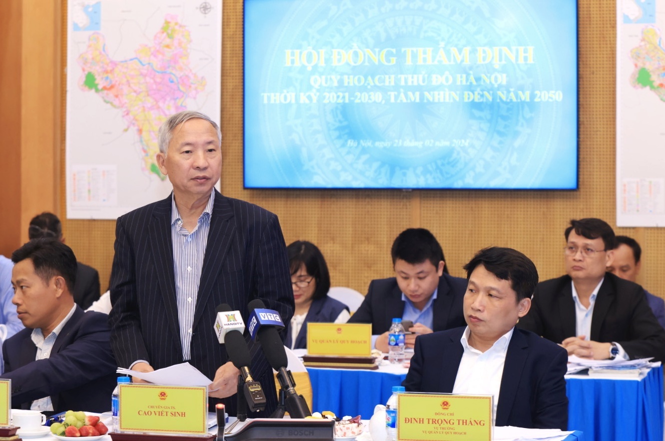 Phiên họp thẩm định Quy hoạch Thủ đô Hà Nội thời kỳ 2021-2030