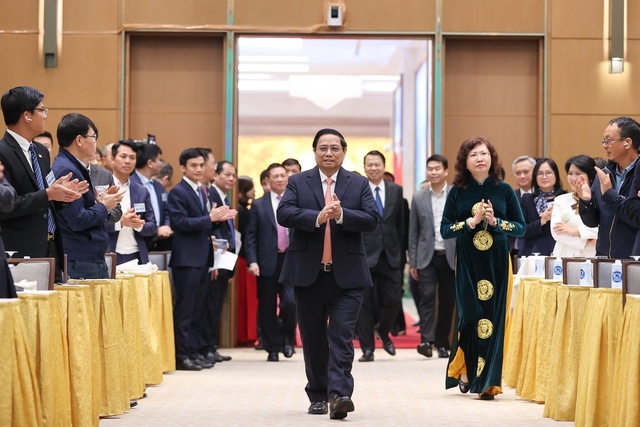 Thủ tướng Chính phủ Phạm Minh Chính tới dự Hội nghị - Ảnh: VGP
