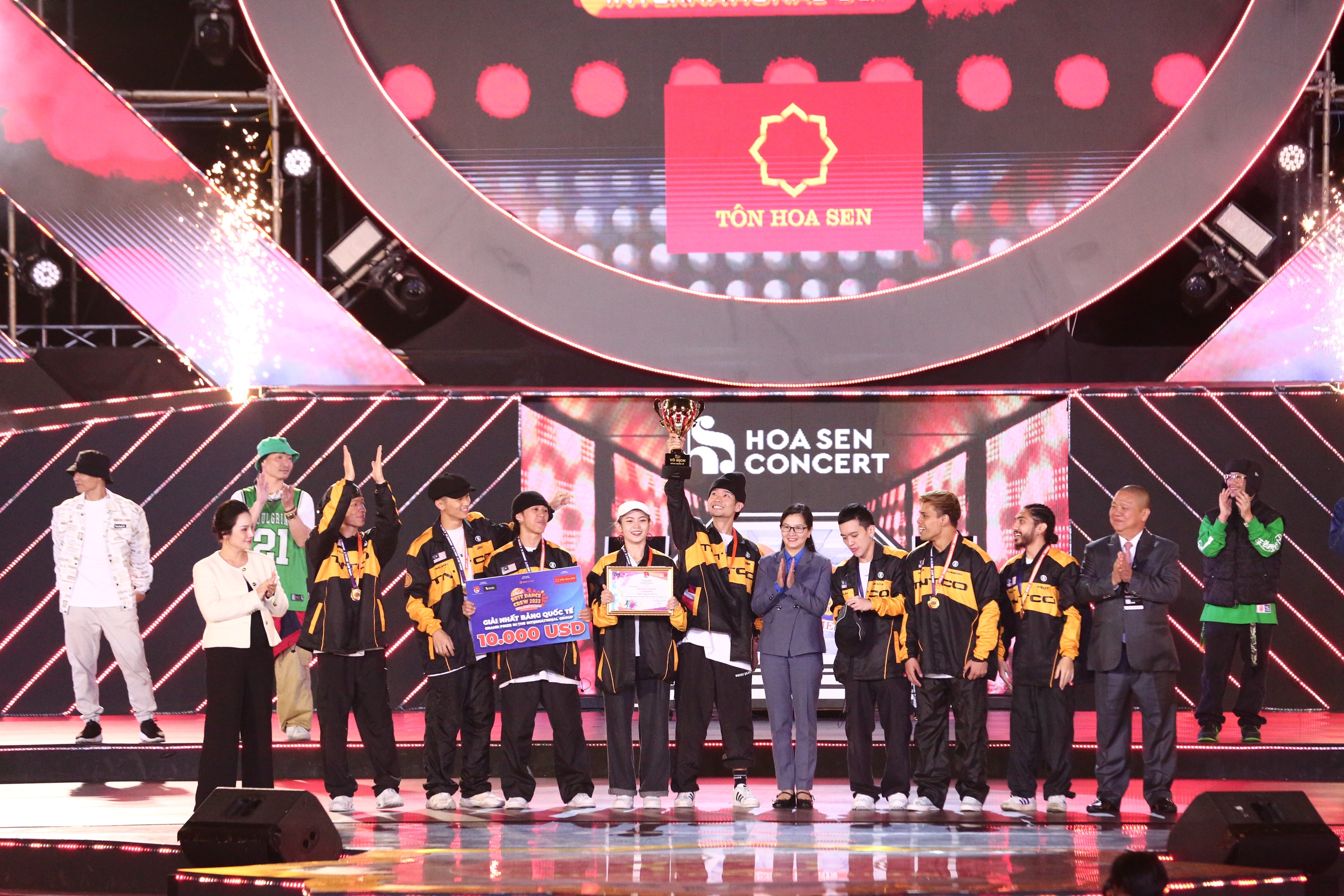 Quán quân bảng Quốc tế - Dalat Best Dance Crew 2023  thuộc về nhóm K.O.B Nation đến từ Malaysia