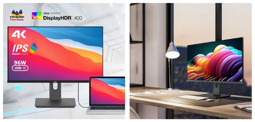 ViewSonic ra mắt màn hình 4K cho MacBook, hỗ trợ sạc ngược PD 96W với giá rẻ