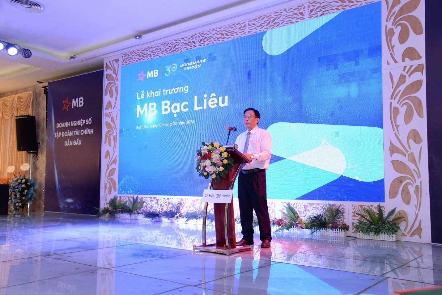Ông Lê Văn Măng, Giám đốc NHNN chi nhánh tỉnh Bạc Liêu khẳng định NHNN sẽ tiếp tục đồng hành cùng MB