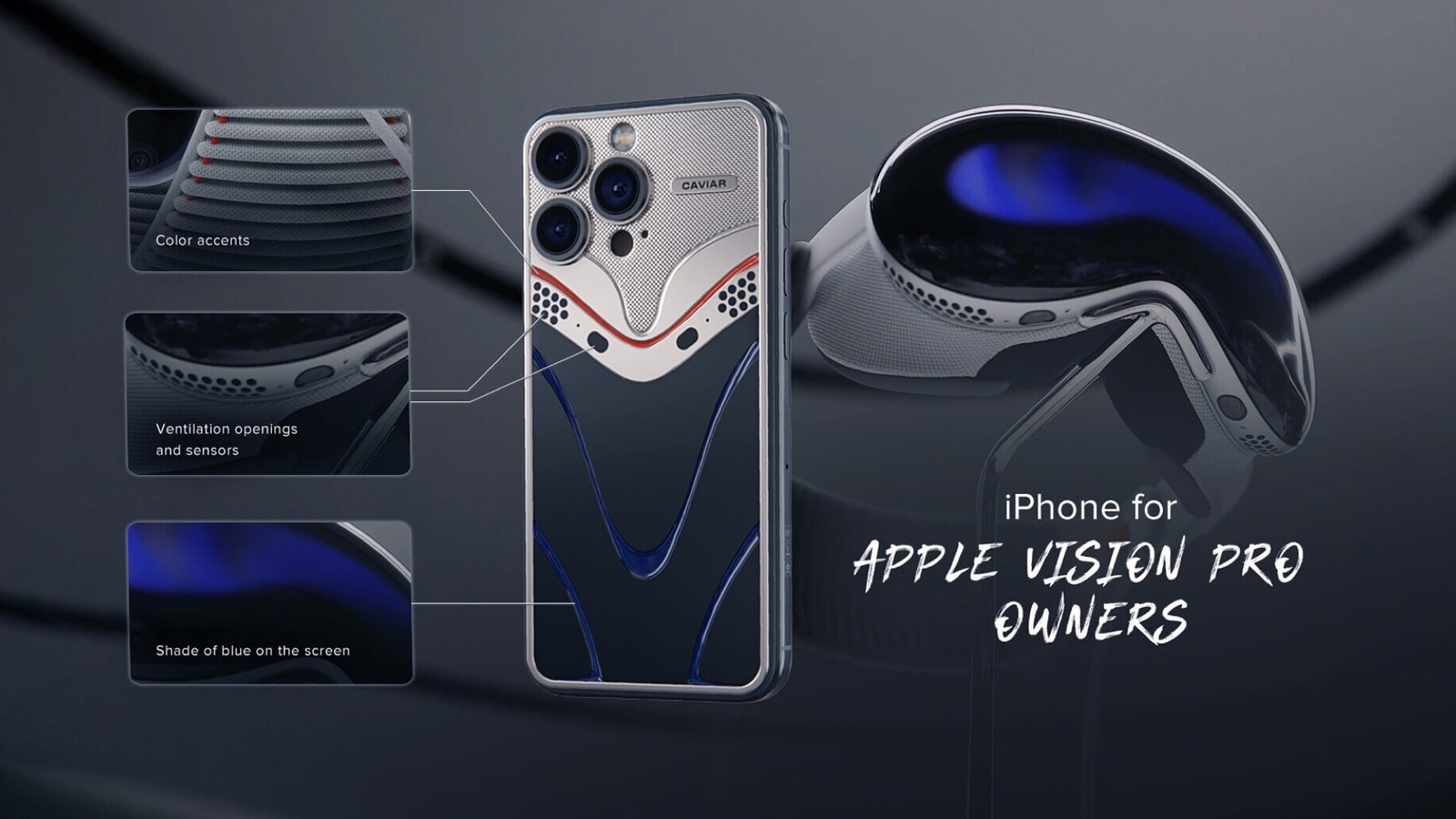 iPhone 15 Pro Max phong cách Vision Pro giá 236 triệu đồng