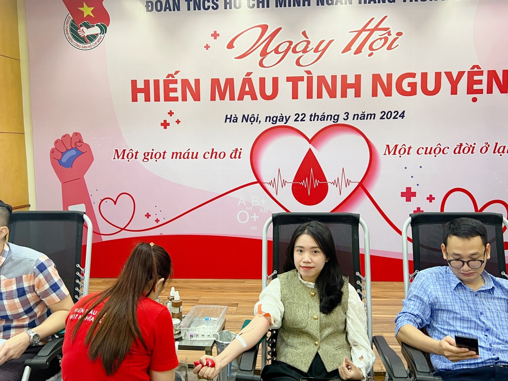 Đoàn Thanh niên NHTW tổ chức Ngày hội hiến máu tình nguyện 2024