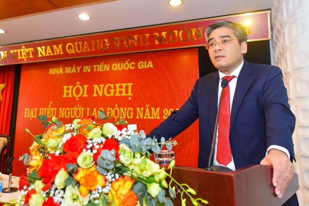 đồng chí Nguyễn Đức Cường, Chủ tịch Hội đồng thành viên Nhà máy In tiền Quốc gia