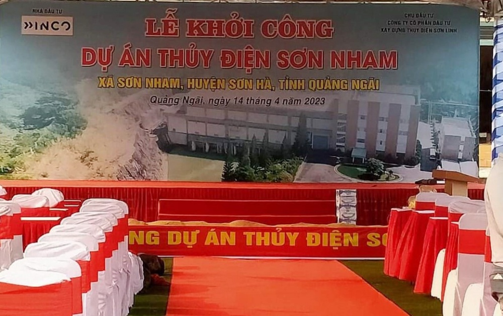 Dư luận ở Quảng Ngãi từng xôn xao trước thông tin dự án thủy điện Sơn Nham, huyện Sơn Hà được khởi công nhưng chủ đầu tư dự án lại… không hay biết. 