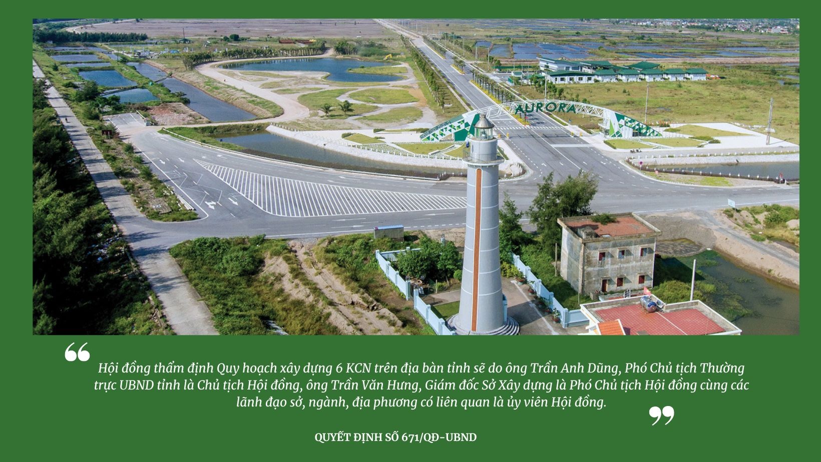 Nam Định thành lập Hội đồng thẩm định Quy hoạch xây dựng 6 khu công nghiệp