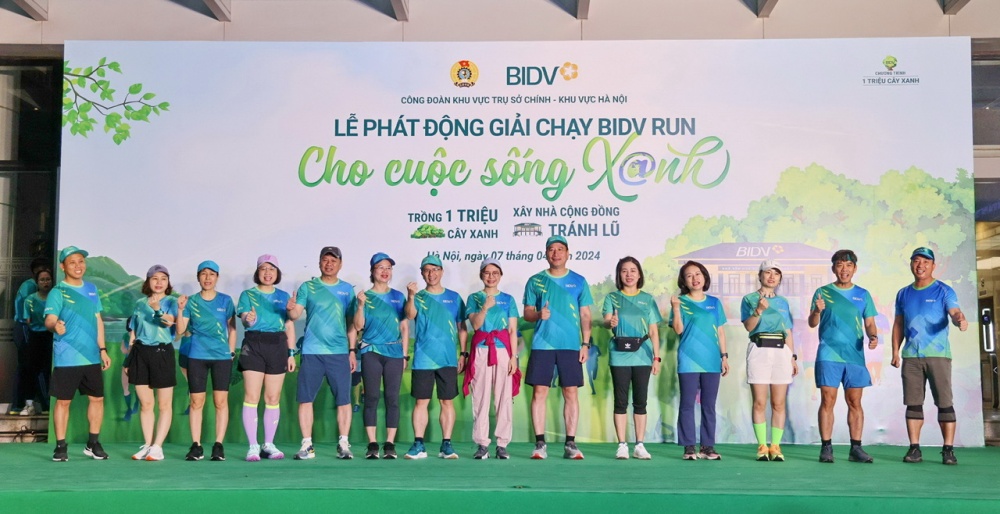 Giải chạy xanh của BIDV khởi động mùa mới