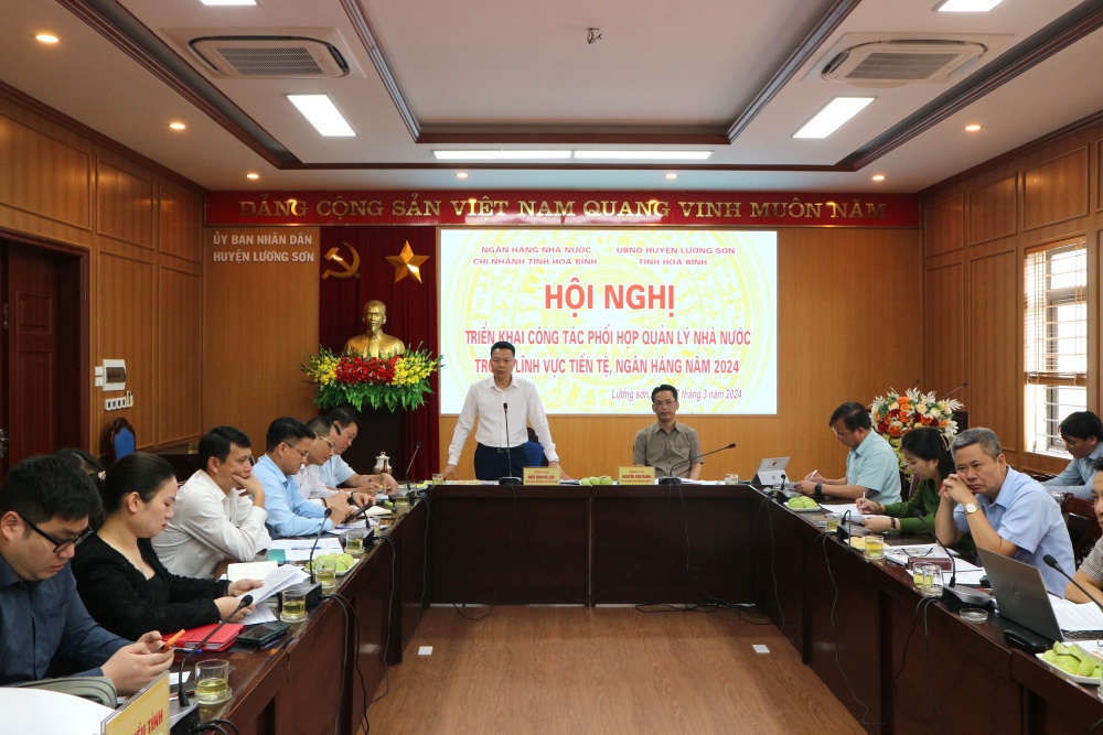 NHNN Hòa Bình đẩy mạnh phối hợp công tác trên địa bàn huyện Lương Sơn