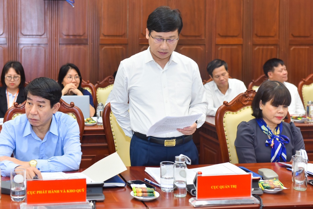 Cục trưởng Cục Quản trị NHNN Hoàng Văn Quế chia sẻ những khó khăn trong việc thực hiện THTK, CLP