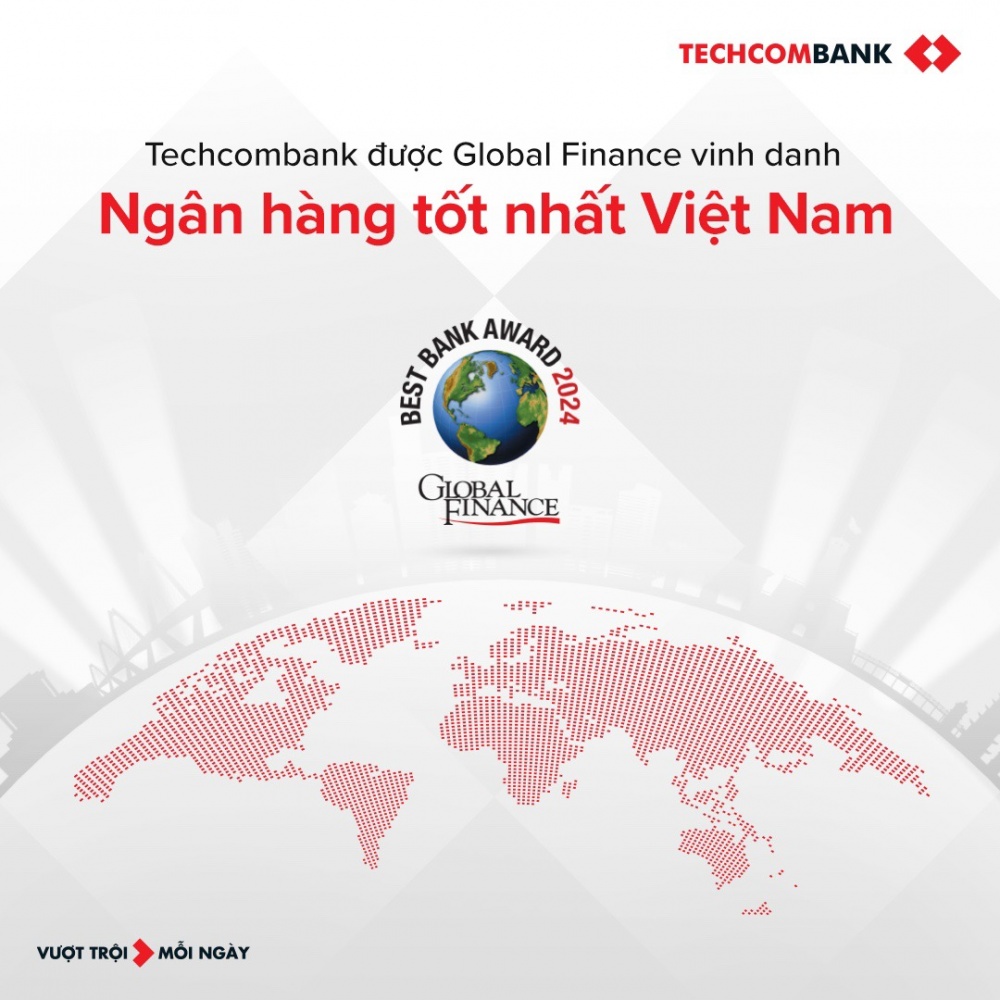 Techcombank: “Ngân hàng tốt nhất Việt Nam”