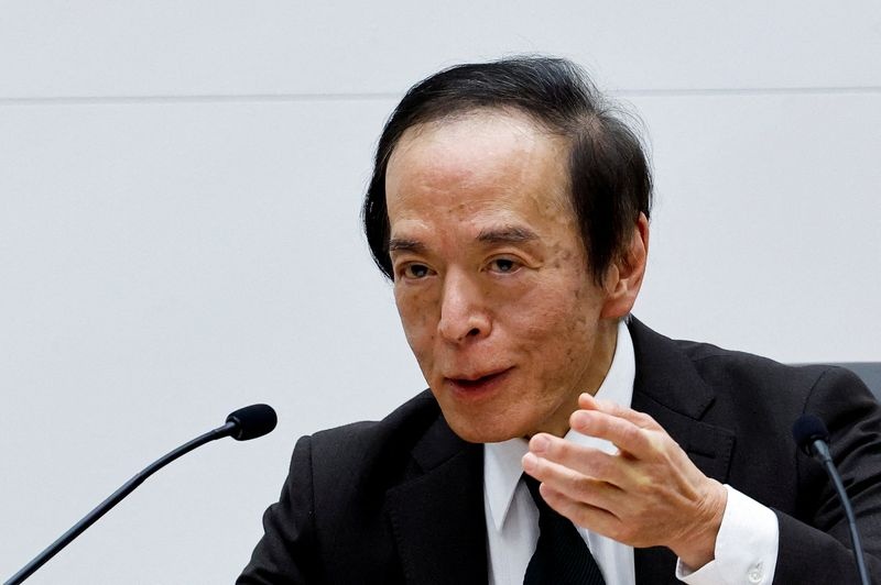Thống đốc Kazuo Ueda phát biểu tại cuộc họp chính sách của BoJ hồi tháng Ba