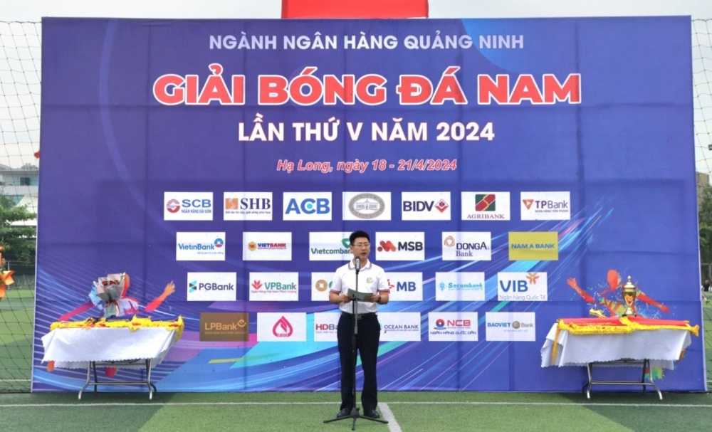 Quảng Ninh: Tổ chức giải bóng đá nam ngành Ngân hàng lần thứ V