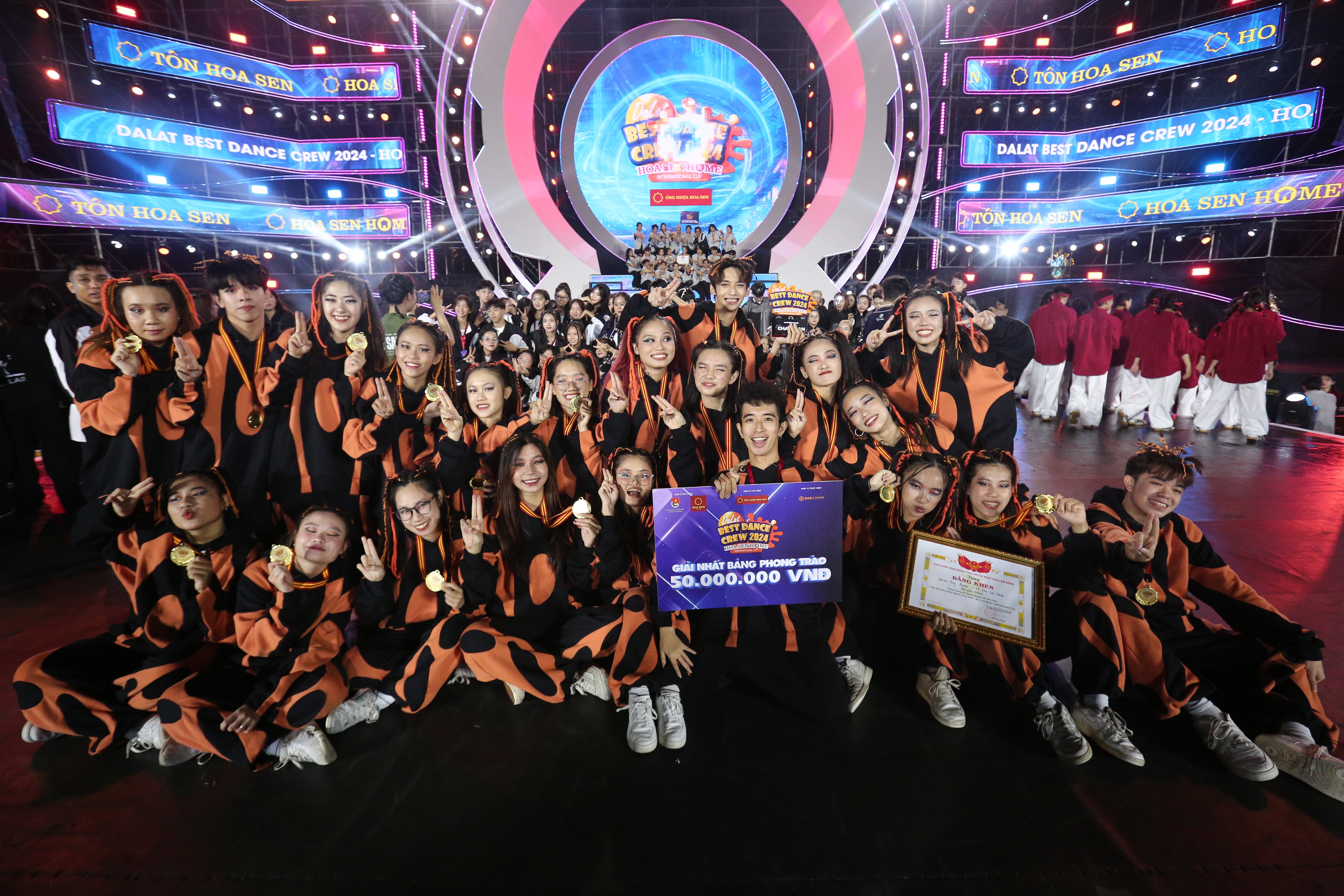 Nhóm nhảy Big Boom Dance Team giành giải quán quân Bảng Phong trào mở rộng Dalat Best Dance Crew 2024