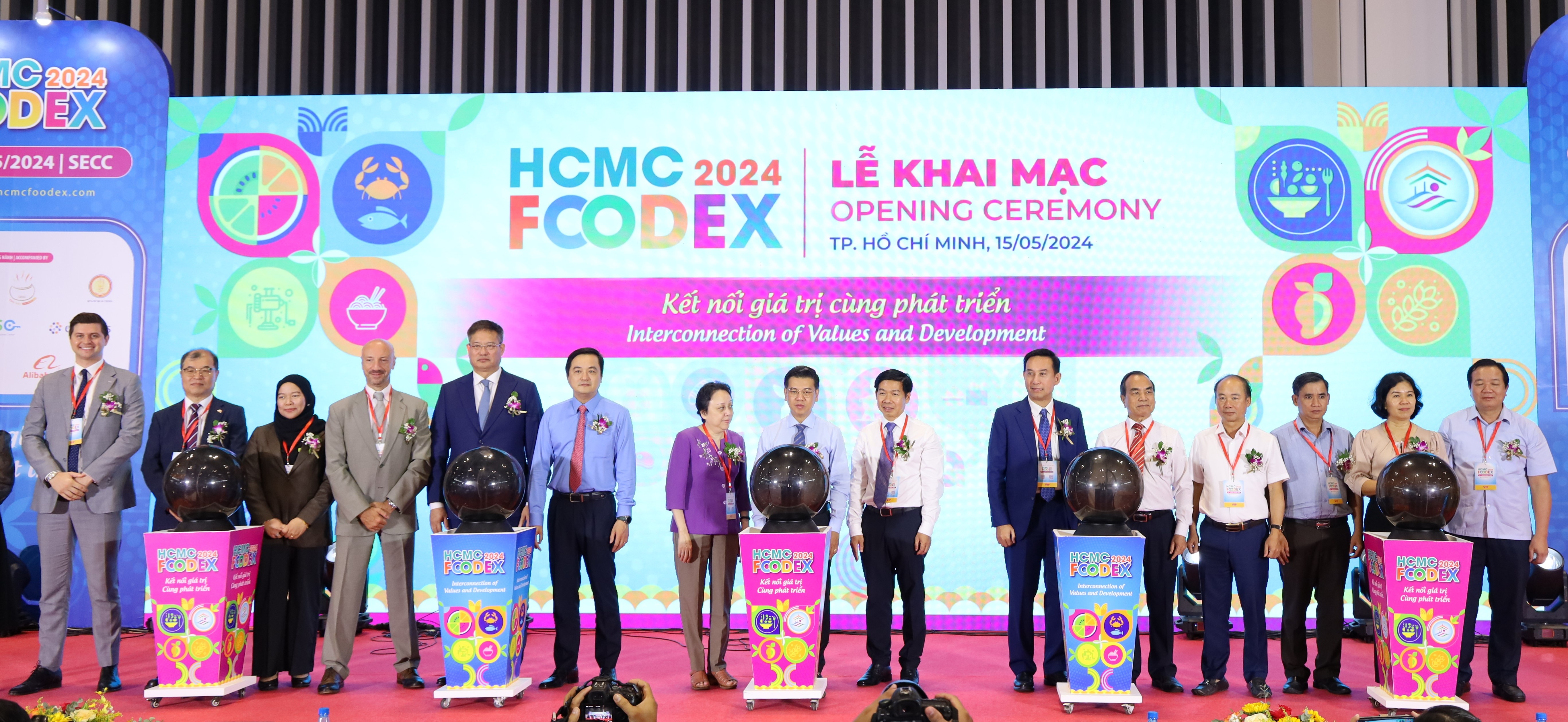 Lễ Khai mạc “Triển lãm Quốc tế ngành Lương thực thực phẩm TP. Hồ Chí Minh lần thứ 3 năm 2024” (HCMC FOODEX 2024) 
