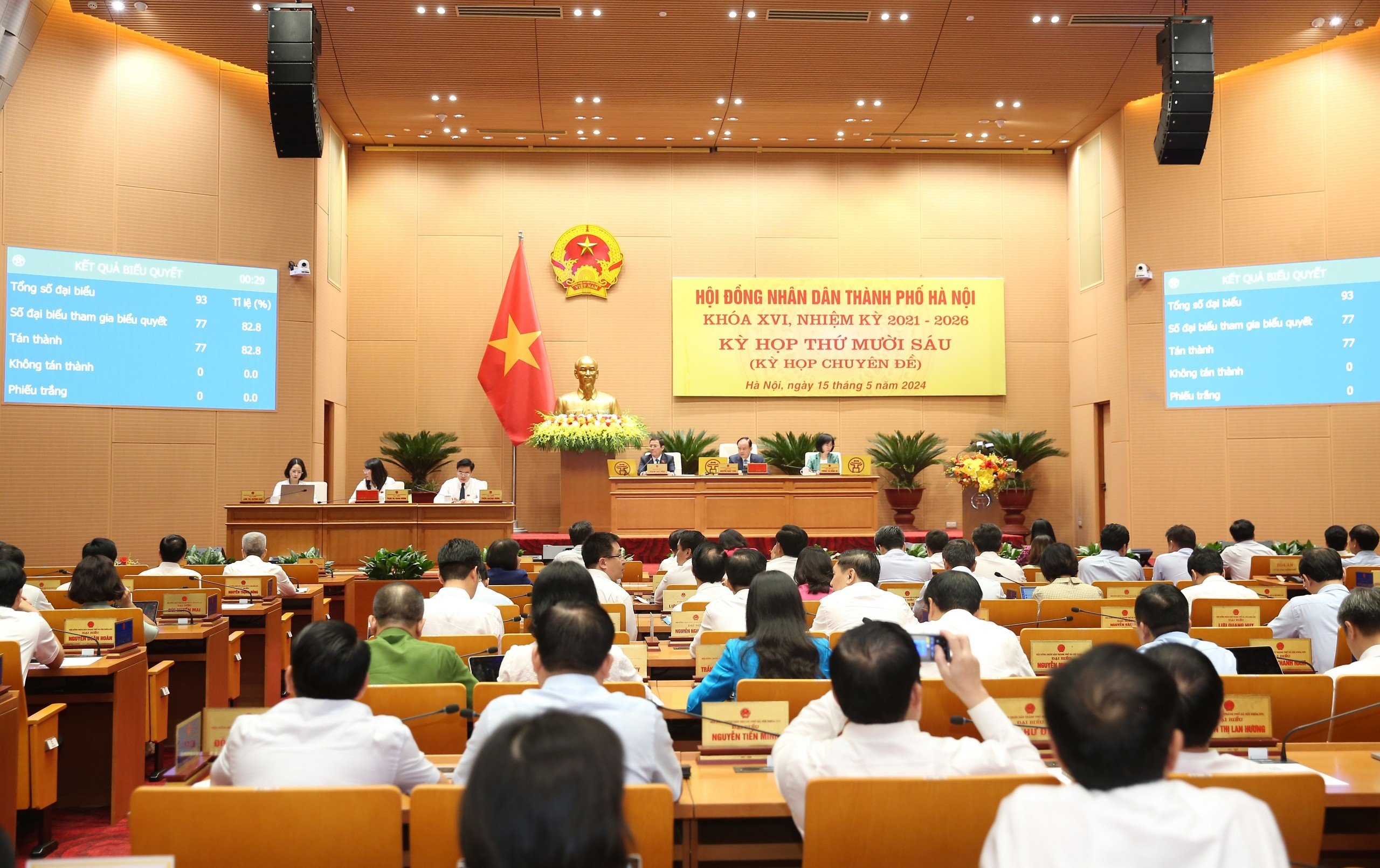 Kỳ họp thứ 16, HĐND thành phố Hà Nội, Khóa XVI xem xét, quyết định 4 nhóm vấn đề quan trọng. Kỳ họp thứ 16, HĐND thành phố Hà Nội, Khóa XVI xem xét, quyết định 4 nhóm vấn đề quan trọng.