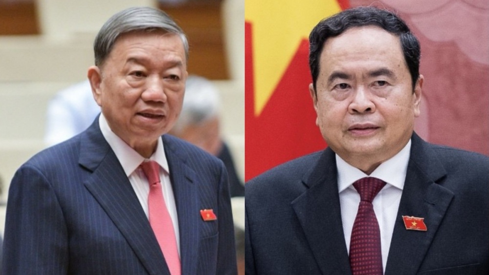 ung ương giới thiệu Đại tướng Tô Lâm và ông Trần Thanh Mẫn để Quốc hội bầu giữ chức Chủ tịch nước và Chủ tịch Quốc hội