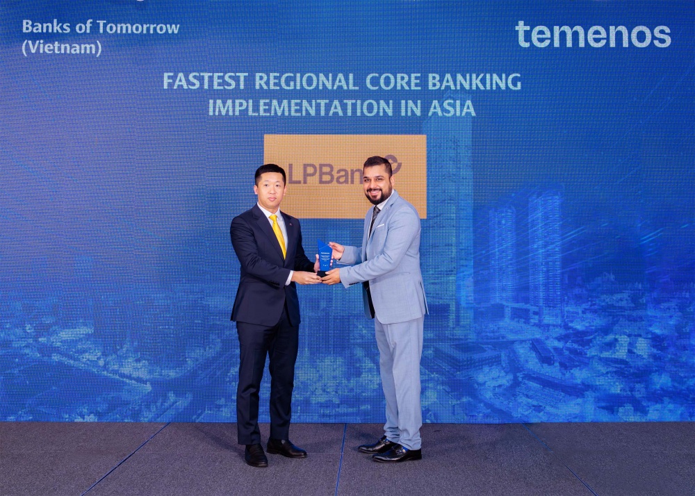 LPBank vinh dự nhận giải thưởng “Triển khai Core Banking nhanh nhất Châu Á”