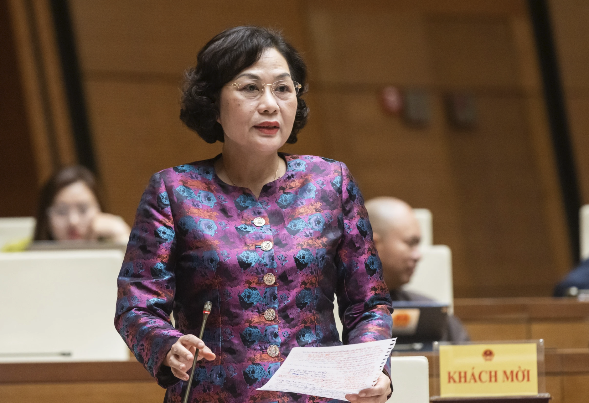 Thống đốc Nguyễn Thị Hồng giải trình, làm rõ một số nội dung đại biểu Quốc hội quan tâm