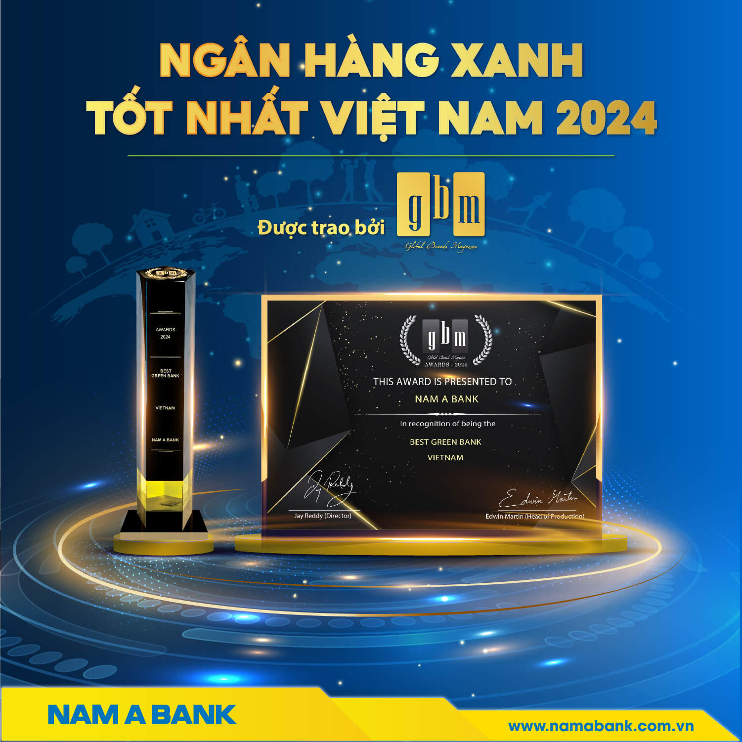 Ngân hàng xanh tốt nhất Việt Nam 2024