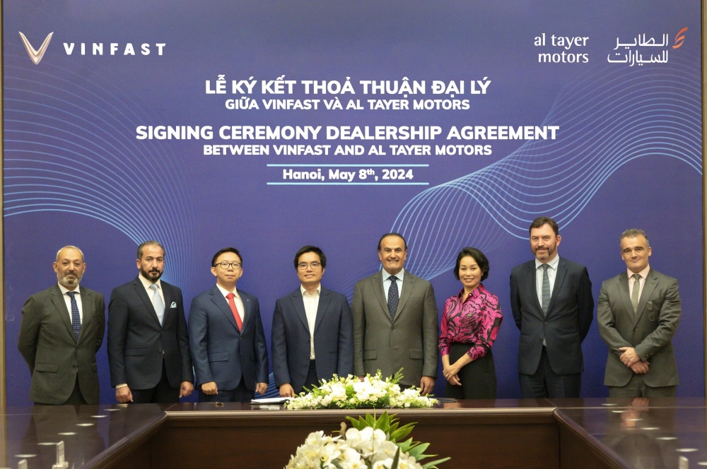 VinFast ký thỏa thuận hợp tác độc quyền với đại lý  AI Tayer Motors (UAE)