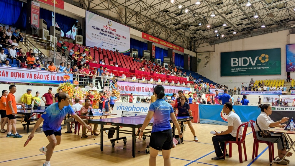 Hội thao ngành Ngân hàng Thanh Hóa thu hút hơn 1.100 vận động viên