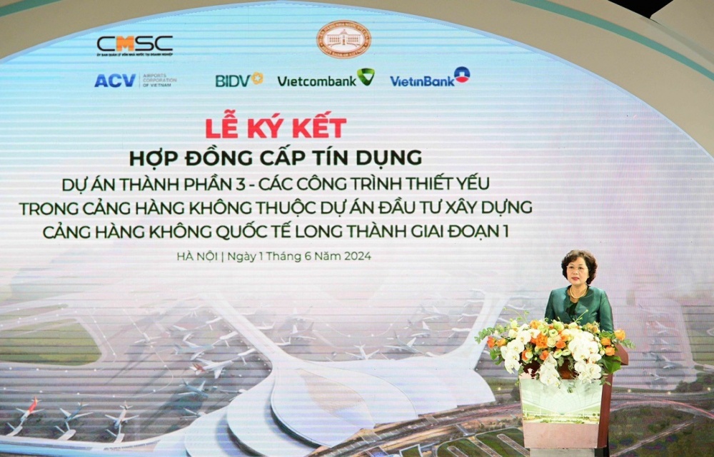 Vietcombank cấp tín dụng (hợp vốn) 1,8 tỷ USD cho dự án Cảng hàng không quốc tế Long Thành