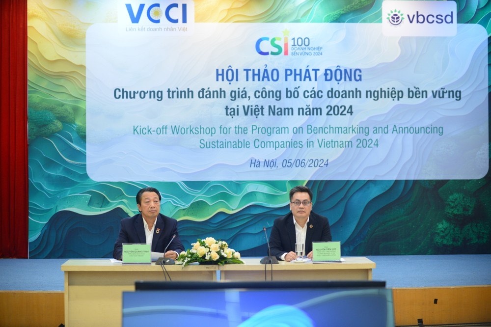 VCCI  là cơ quan chủ trì phối hợp cùng Ban Kinh tế Trung ương, Bộ Lao động, Thương binh và Xã hội, Bộ Tài nguyên và Môi trường và Tổng Liên đoàn Lao động Việt Nam tổ chức Chương trình CSI 2024