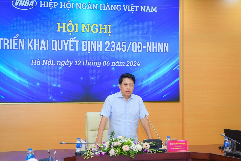 ông Phạm Tiến Dũng, Phó Thống đốc NHNN phát biểu chỉ đạo Hội nghị