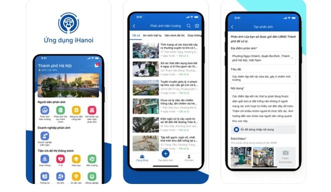 Hà Nội sắp ra mắt ứng dụng Công dân Thủ đô số - iHaNoi với nhiều tiện ích phục vụ người dân và doanh nghiệp. Ảnh: ITN