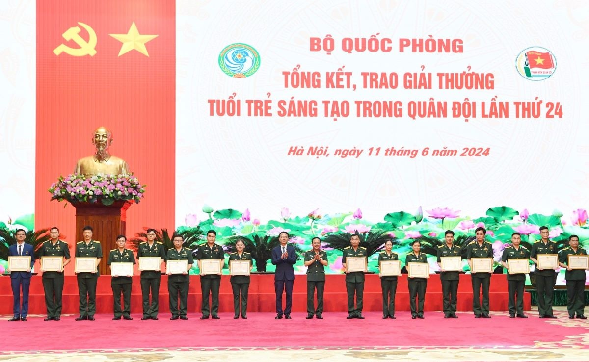 Viettel đạt 01 giải Nhất, 04 giải Nhì, 04 giải Ba và 01 giải Khuyến khích tại lễ trao Giải thưởng Tuổi trẻ sáng tạo trong Quân đội lần thứ 24.