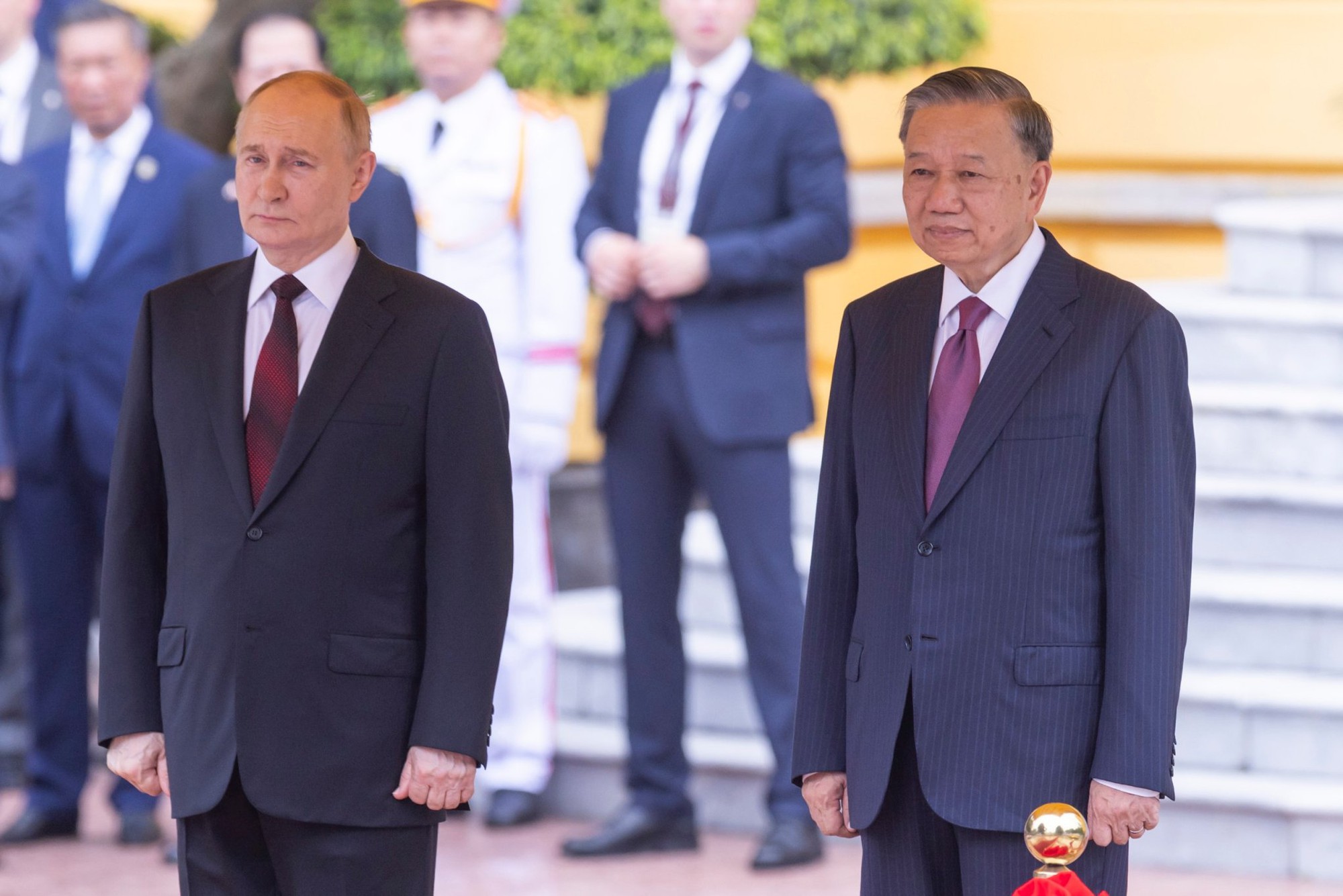 Lễ đón chính thức Tổng thống LB Nga Vladimir Putin thăm cấp Nhà nước tới Việt Nam- Ảnh 9.