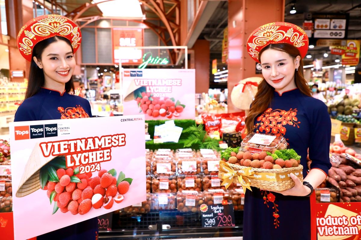 Central Retail tiếp tục quảng bá vải thiều Việt Nam tại Thái Lan