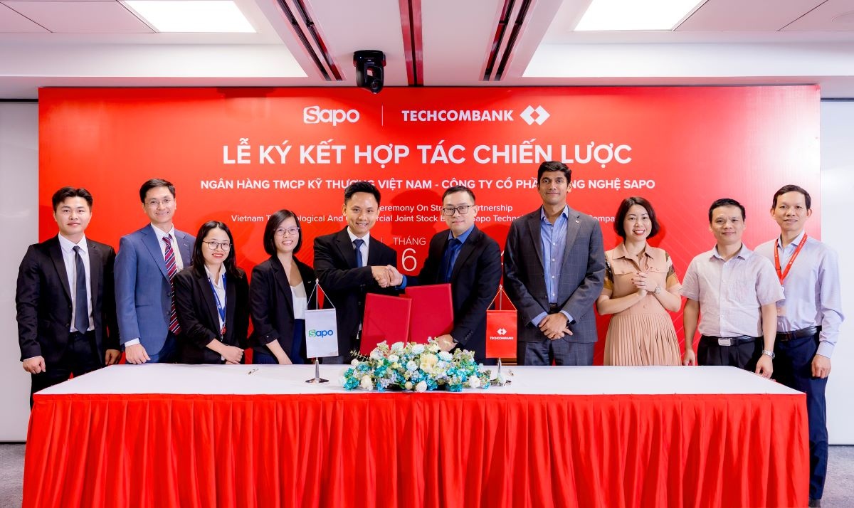 Sapo và Techcombank ký kết hợp tác chiến lược với nhiều giải pháp tài chính số