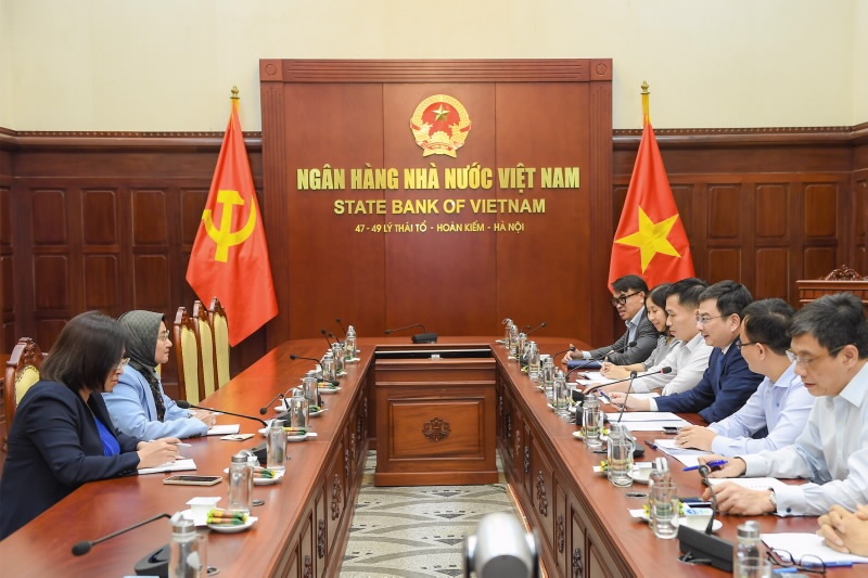 Phó Thống đốc Phạm Thanh Hà tiếp Giám đốc điều hành Văn phòng Nhóm Đông Nam Á tại IMF