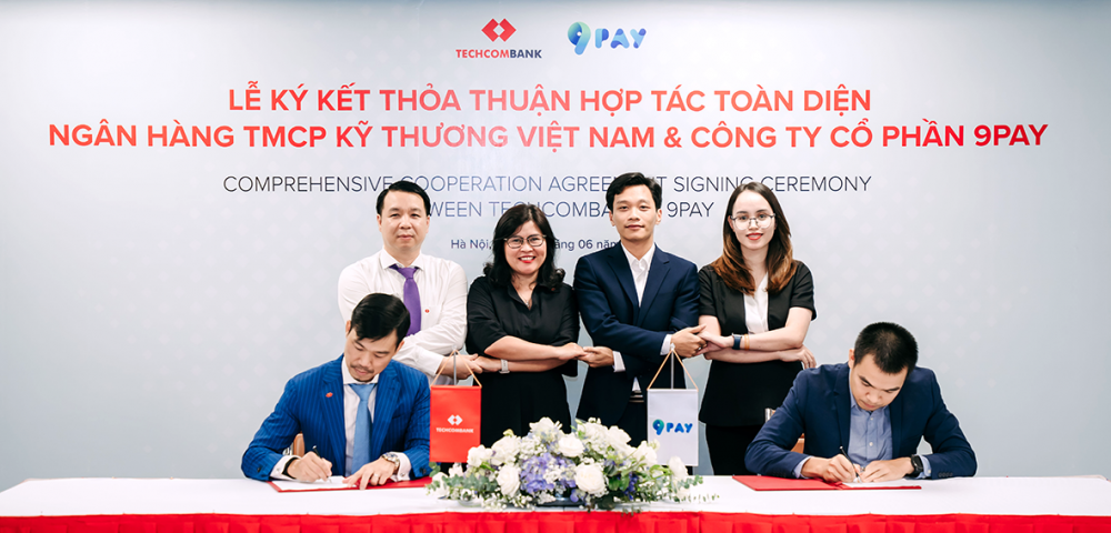 9Pay ký kết hợp tác toàn diện cùng Techcombank, nâng tầm trải nghiệm thanh toán số cho doanh nghiệp nhỏ và vừa