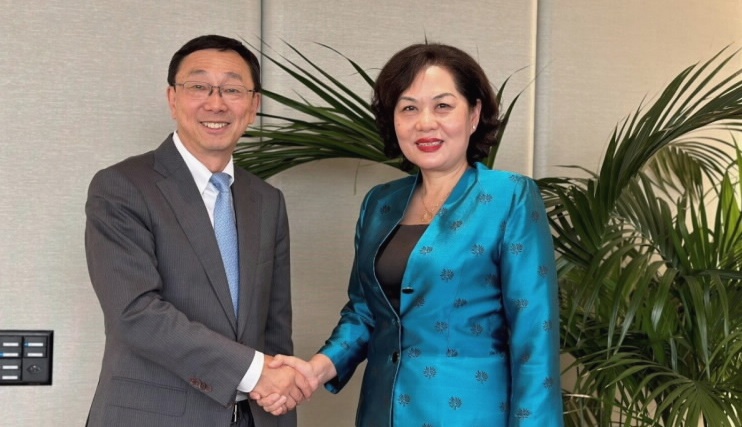 Thống đốc Nguyễn Thị Hồng gặp gỡ ông Tao Zhang, Trưởng Đại diện Văn phòng BIS châu Á Thái Bình Dương