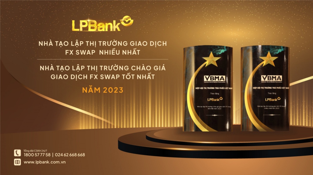 LPBank được vinh danh vị trí cao nhất giải thưởng Nhà tạo lập thị trường của VBMA năm 2023