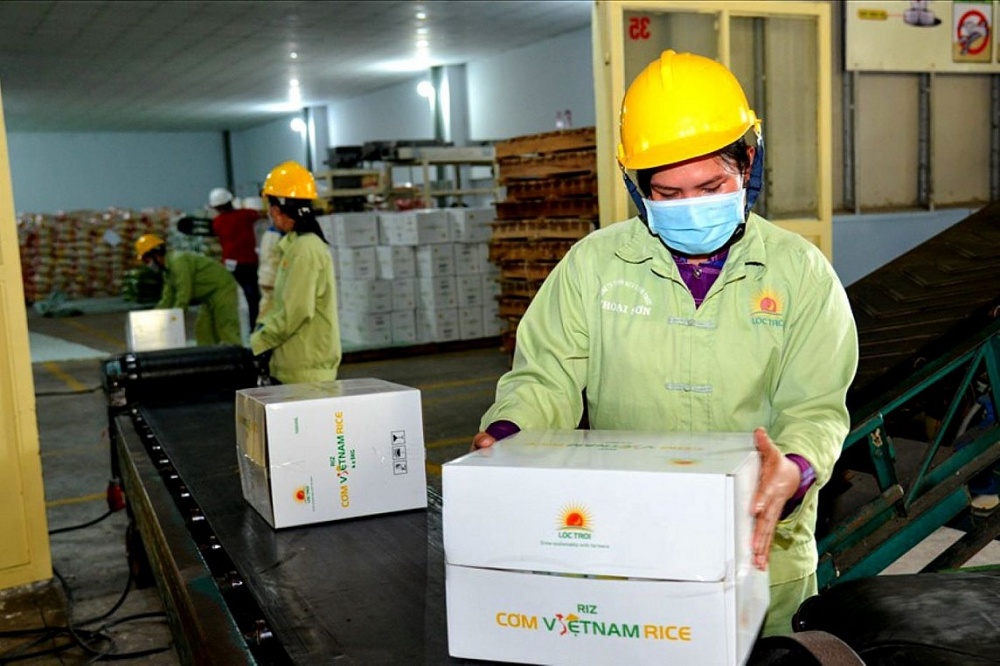 Gạo Cơm Vietnam Rice được Tập đoàn Lộc Trời xây dựng thương hiệu 