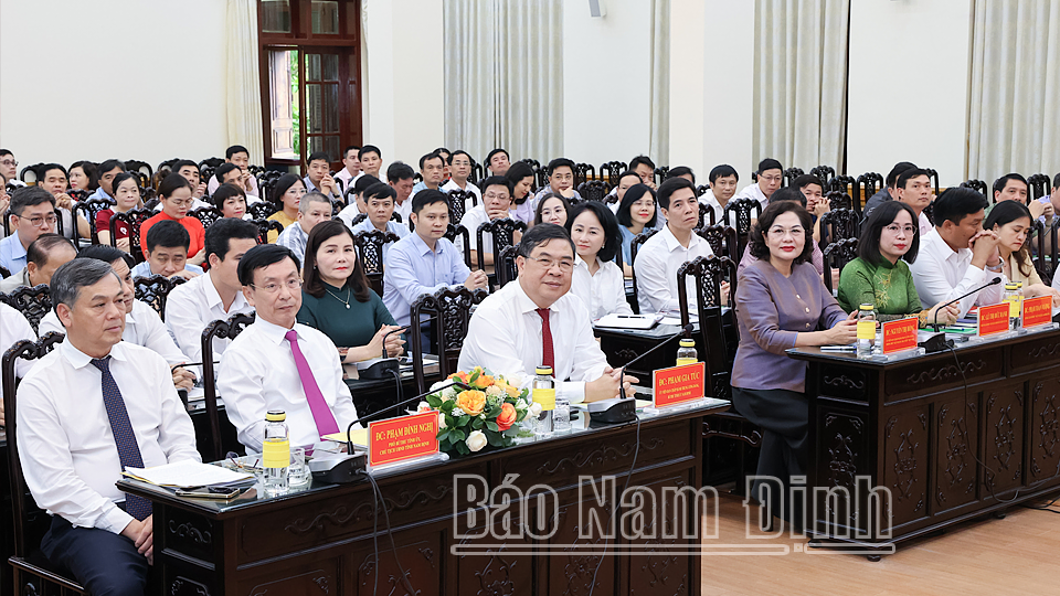 Tăng cường sự lãnh đạo của Đảng đối với công tác tín dụng chính sách xã hội tại Nam Định