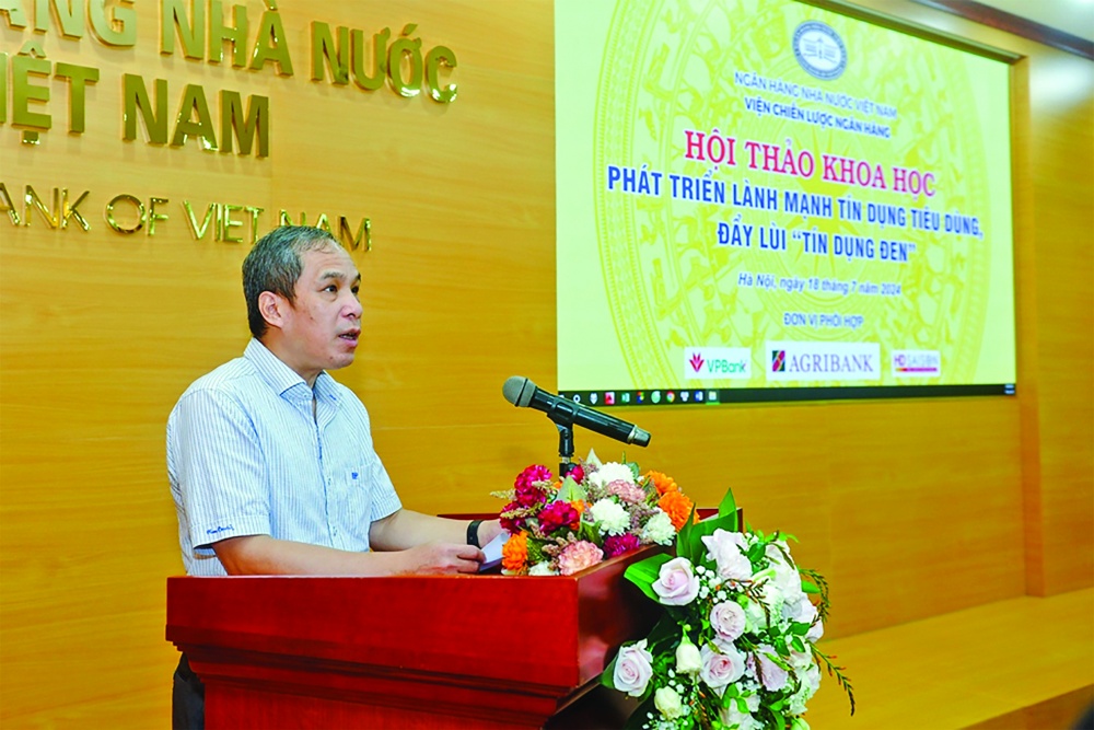 Phó Thống đốc NHNN Đoàn Thái Sơn phát biểu tại hội thảo