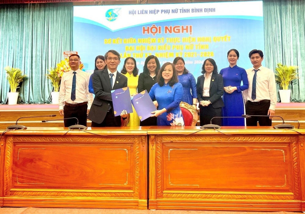 Bình Định: Ký kết thỏa thuận vay vốn đối với hội viên Hội Phụ nữ