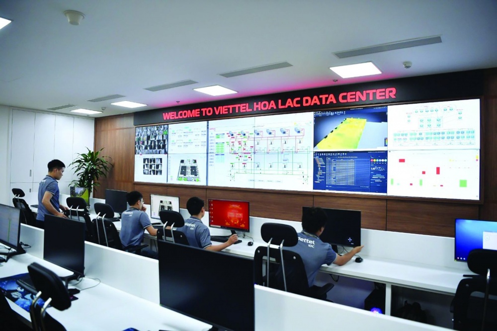 Trung tâm dữ liệu của Viettel tại Khu Công nghệ cao Hòa Lạc (Hà Nội)