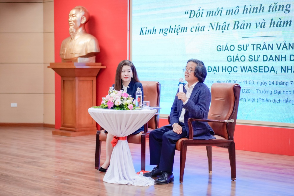 GS. Trần Văn Thọ chia sẻ về đổi mới mô hình tăng trưởng