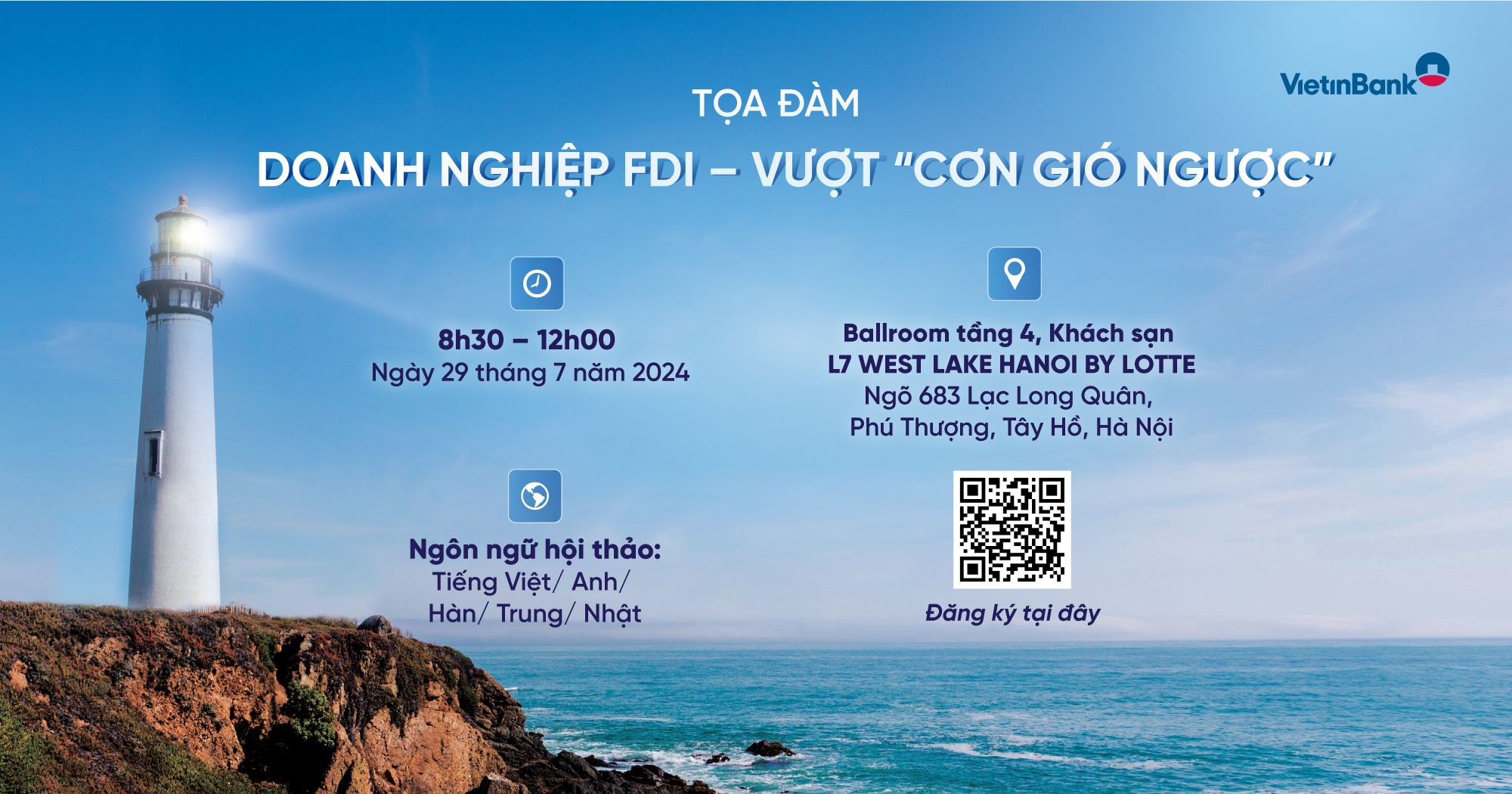 VietinBank tổ chức Tọa đàm: Doanh nghiệp FDI – Vượt cơn gió ngược