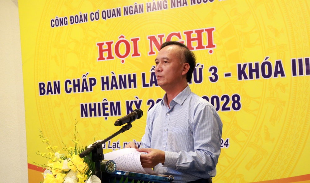 ồng chí Cao Văn Bình, Chủ tịch Công đoàn Cơ quan NHNN Trung ương