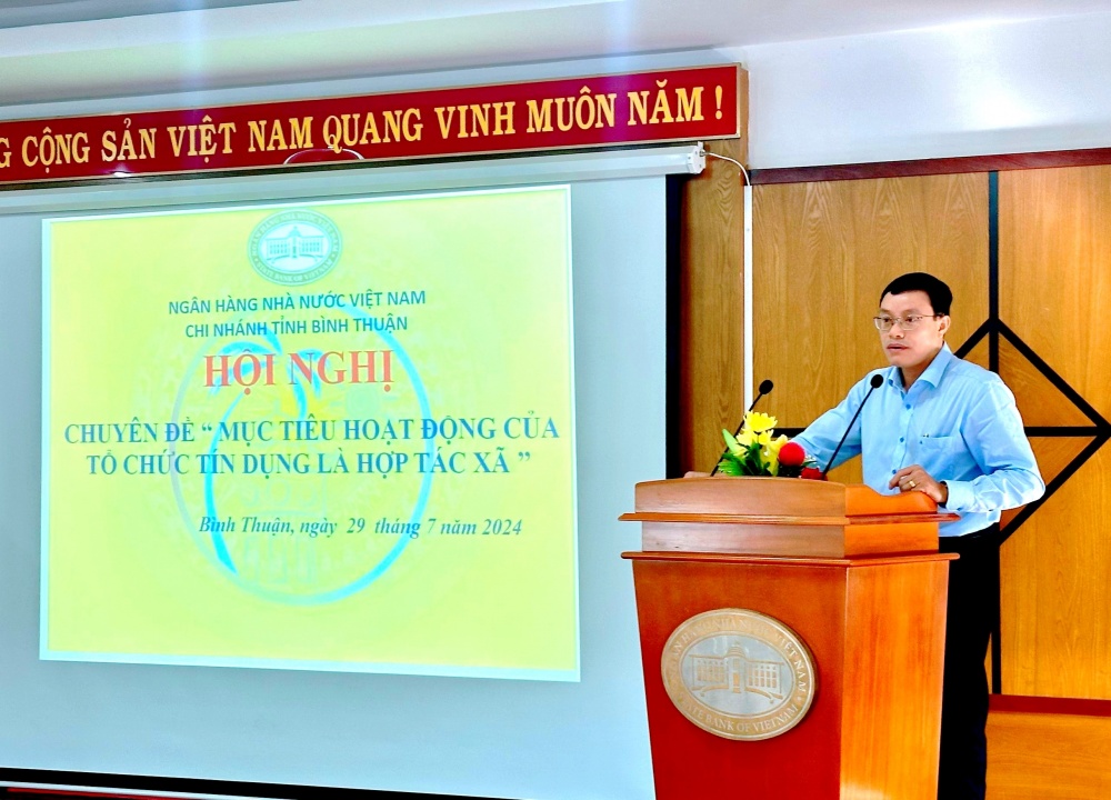 Bình Thuận: Hội nghị chuyên đề về hoạt động của tổ chức tín dụng là Hợp tác xã