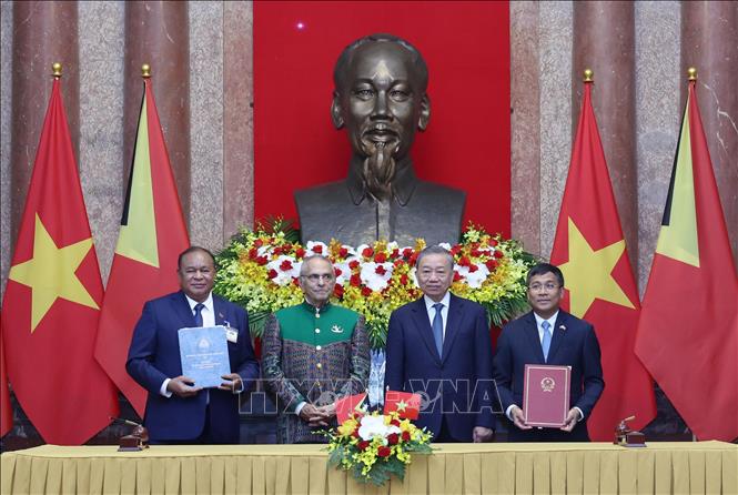 Chủ tịch nước Tô Lâm hội đàm với Tổng thống Timor-Leste Jose Ramos-Horta- Ảnh 3.