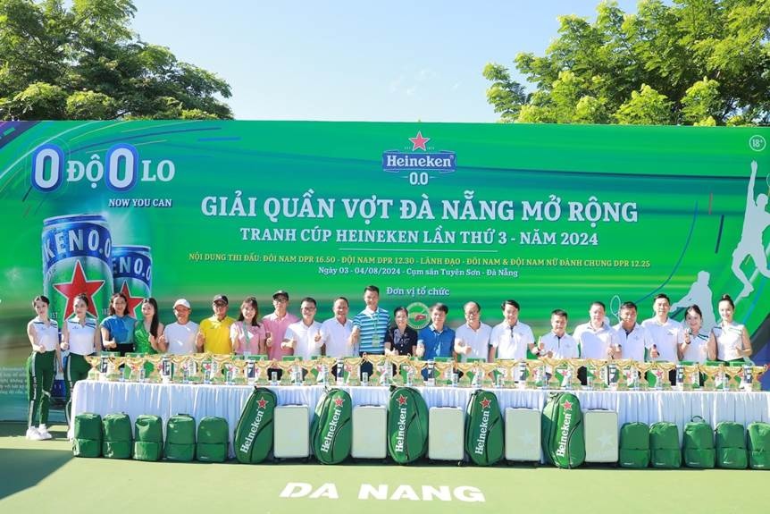 Giải quần vợt Đà Nẵng mở rộng tranh Cúp Heineken lần 3 năm 2024 thành công tốt đẹp